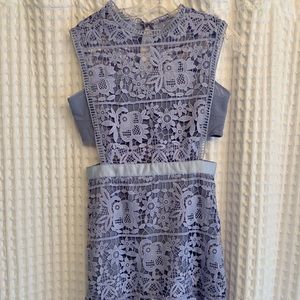 Goodnight Macaroon sleeveless lace dress